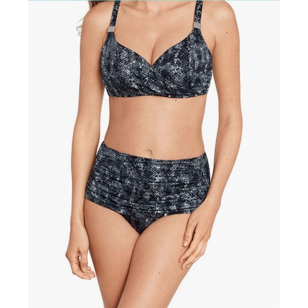 MiracleSuit Norma Jean Bottom in Black Dragonstone sz 12 NWT